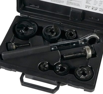 Klein Tools 53732SEN Juego de 6 Sacabocados de 1/2” a 2”