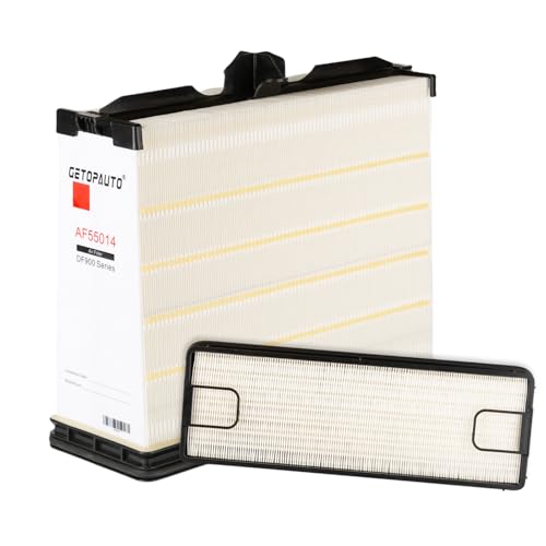 GETOPAUTO AF55014 AF55308 Filtro de aire apto para ractores, cosechadoras, ATV Reemplazar DBA5292, 2220358, 4812158062, 5261249, 86043053, AF55014