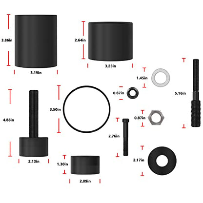 Instalador de engranajes de cigüeñal y sello de cigüeñal delantero para motores John Deere 1039, 4045, 6059 y 6068, alternativa JDG954B