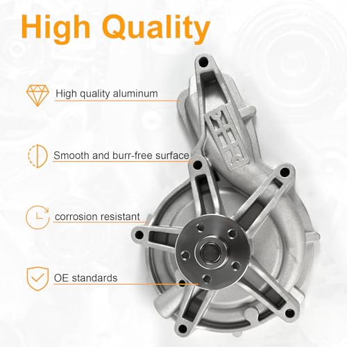 Bomba de agua apta para Volvo VN VNL VHD D9 D11 D13 D16 B9L FH ENG VE16 FH ENG VE13 y MACK MP8 Engine TKB 70.030 Reemplazar 85124623 85109694 20538845 9777777705