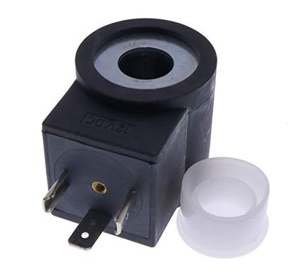 Solarhome 12V 6306012 Bobina de válvula solenoide de 3 clavijas Conector DIN para HydraForce Stem Series 08 80 88 98
