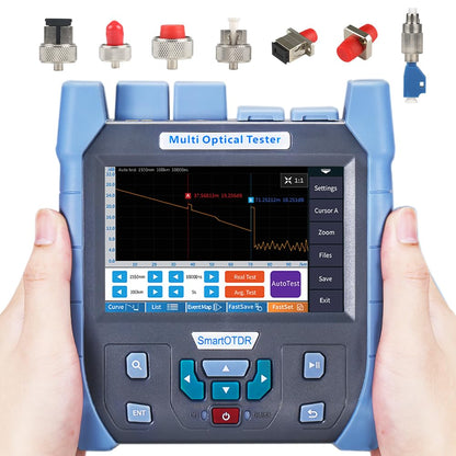 Mini-Pro 1310/1550nm SM OTDR Probador Multifunción Integrado OPM/OLS / Prueba RJ45/VFL Rango 5m-60Km Rango Dinámico 28dB/26dB Conector UPC (YD-5100-UPC)