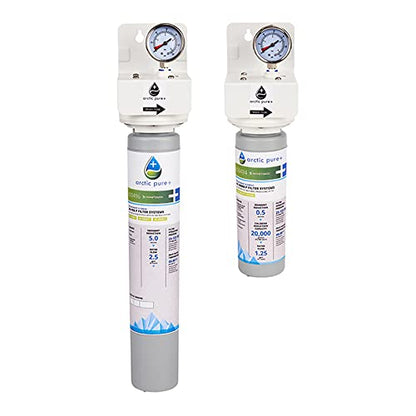 Manitowoc AR-20000-P Arctic Pure Plus Sistema de filtración de agua de una máquina de hielo de cartucho único, capacidad de 20.000 galones K-00494