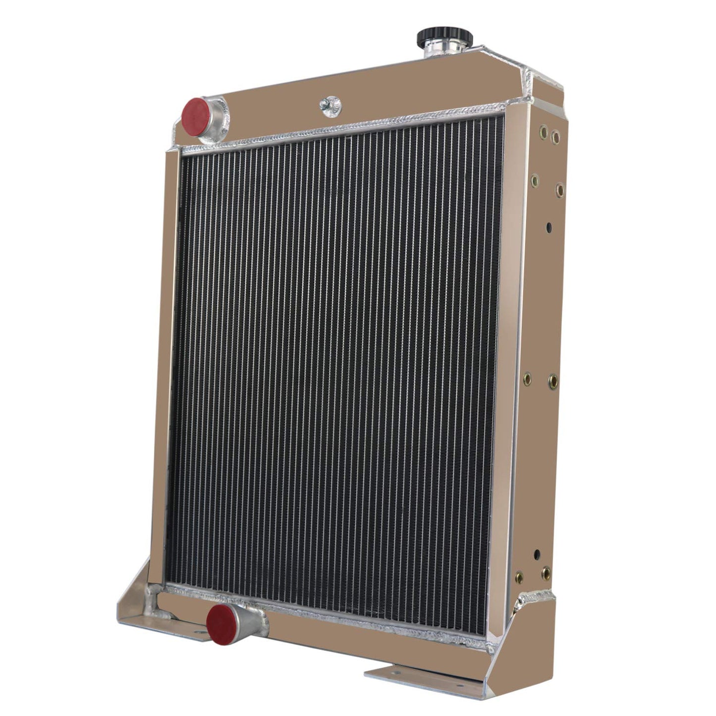 Radiador de 4 filas para John Deere 410B 410C 410D 415B 510B Tractor AT169770 AT167270