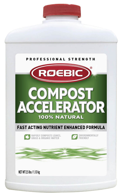 Roebic Acelerador de compost bacteriano CA-1: 2.5 libras, para un compostaje más rápido