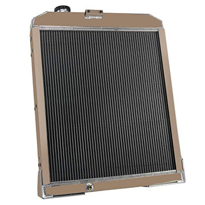 Radiador de 4 filas para John Deere 410B 410C 410D 415B 510B Tractor AT169770 AT167270