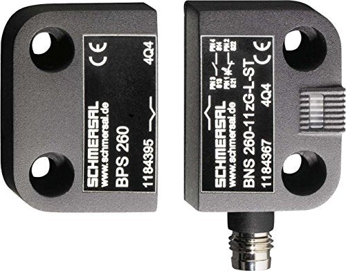 BNS260-11Z-ST-R, Sensor de imán codificado 1No 1Nc M8 Conector de 4 polos Bisagra derecha
