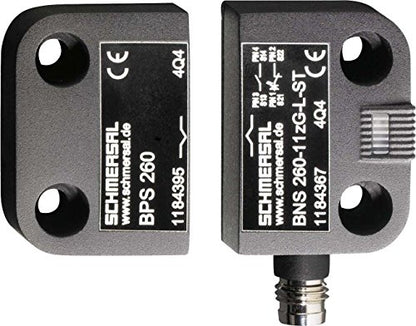 BNS260-11Z-ST-R, Sensor de imán codificado 1No 1Nc M8 Conector de 4 polos Bisagra derecha