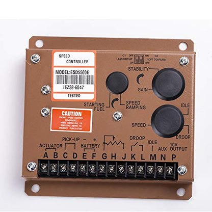 Unidad de control de velocidad del motor ESD5500E para el regulador diesel ESD5500 del gobernador del generador
