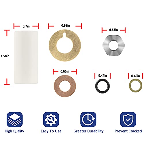 AR2546 Bomba 0.709 in Kit de pistón de cerámica Kit de reparación de émbolo para bomba Annovi Reverberi RK RKA RKV XRCA XRV XRCV