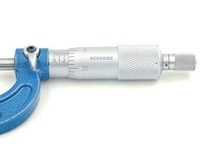 Con micrómetro exterior métrico de 0.000-5.906 in, juego de 6 piezas.