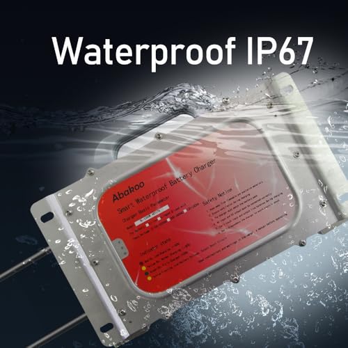 Cargador de batería de 48V 17A para Yamaha Golf Cart G19 G22, con enchufe de 2 pines, impermeable IP67