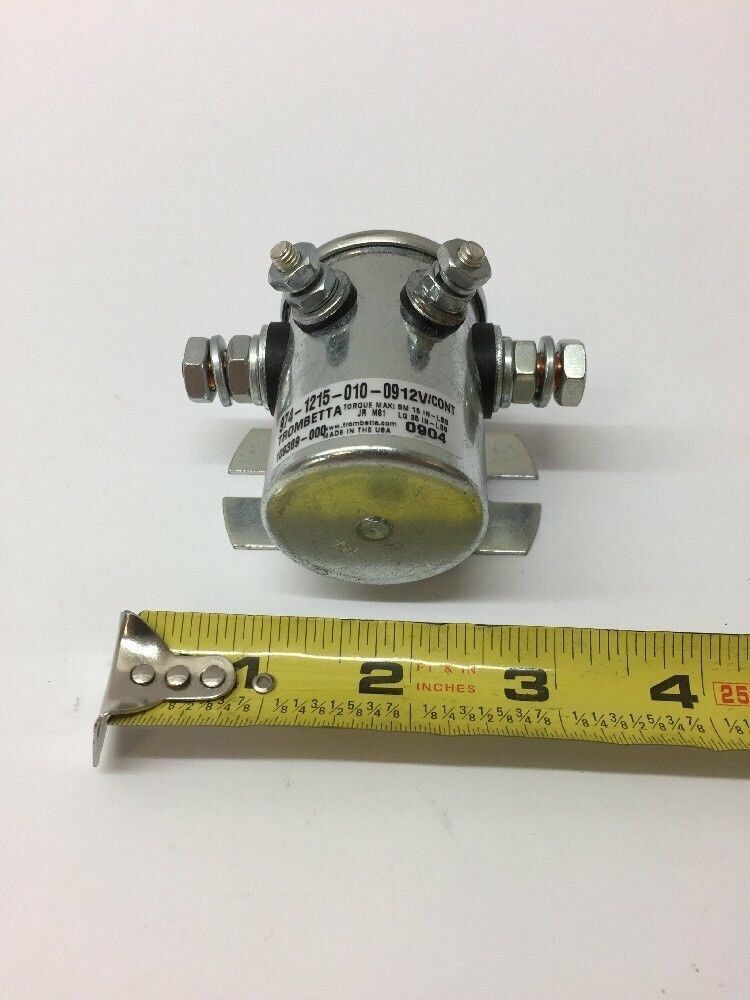 Trombetta 12 Volt Metal DC Contactor Part No. 974-1215-010-09