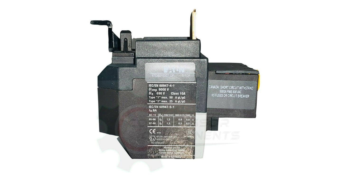 Relé de sobrecarga de propósito definido Eaton XTOB057DC1DP de 40 a 57 amperios para contactores C25