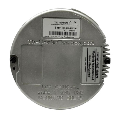 Motor de ventilador GE Genteq ECM X13 5SME39SXL013A de 1 HP REMAN.