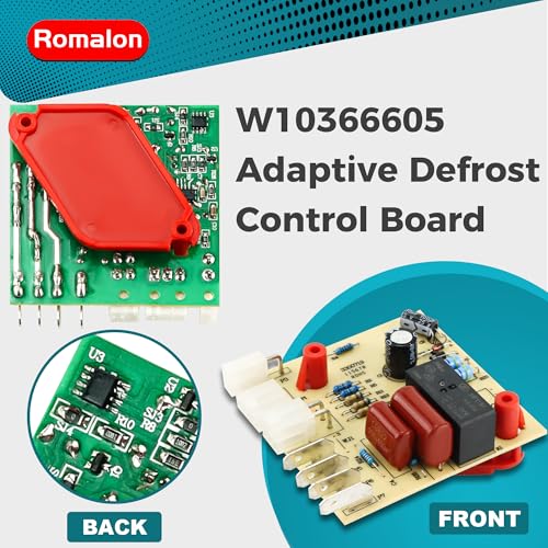 Romalon Fit - Placa de control de descongelación adaptable W10366605 - Pieza de repuesto para referenciador Whirl-pool sustituye a 2213456 2213457 2213475 W10135899