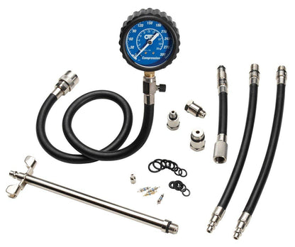 OTC 5605 Deluxe Kit de probador de compresión con Estuche de Transporte para Motores de Gasolina