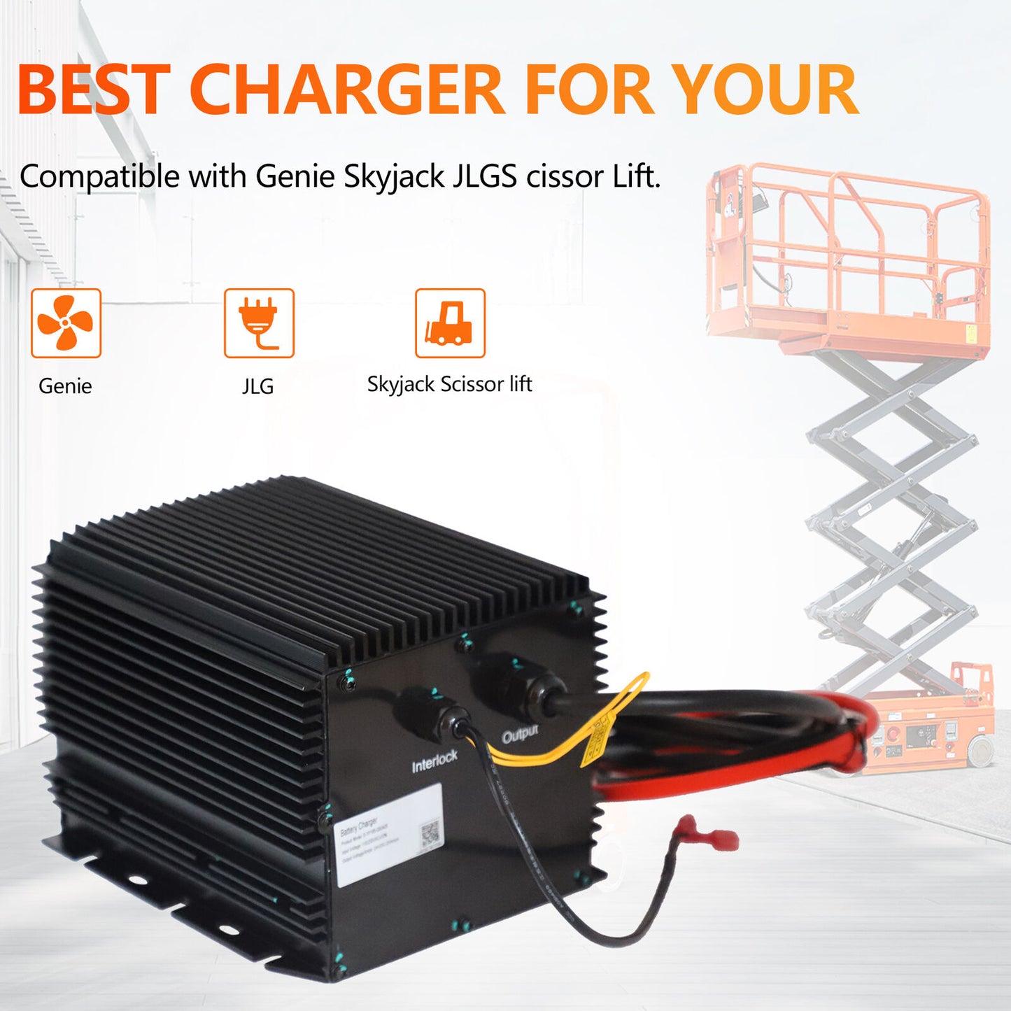 HB600 24B-24V Battery Charger 105739 96211 for Genie ,Skyjack, JLG Scissor Lifts