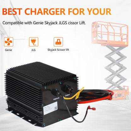 HB600 24B-24V Battery Charger 105739 96211 for Genie ,Skyjack, JLG Scissor Lifts