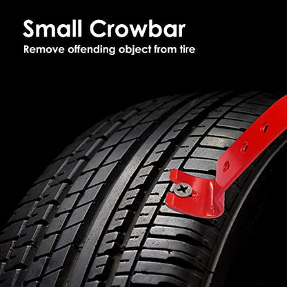 Handfly - Kit de reparación de neumáticos de alta resistencia, kit de 39 tapones de neumáticos para coche, motocicleta, camión, tractor, remolque, RV, ATV, ARB, SUV