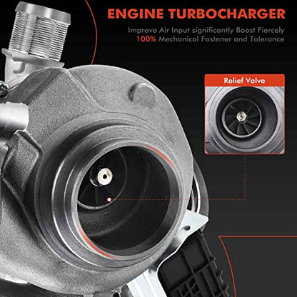 A-Premium Turbocompresor con actuador turbo y junta compatible con Dodge Sprinter 2500 3500 2003-2006 L5 2.7L
