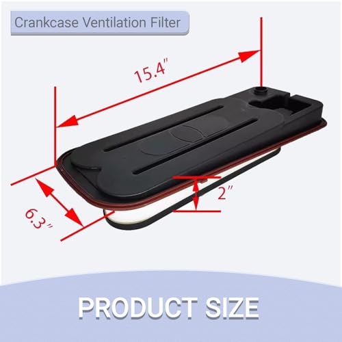 Fleetguard - Filtro de ventilación del cárter del motor CCV DIESEL para Cummins ISC ISL ISM ISX12G para Acterra L7500 L8500 LT7500 LT8500 LT8500 6.4L 7.2L 8.3L 8.9L 08-10 OE# CV50628 9 04-79 02