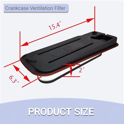 Fleetguard - Filtro de ventilación del cárter del motor CCV DIESEL para Cummins ISC ISL ISM ISX12G para Acterra L7500 L8500 LT7500 LT8500 LT8500 6.4L 7.2L 8.3L 8.9L 08-10 OE# CV50628 9 04-79 02
