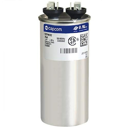 97F9632 25 uf MFD 440 voltios VCA - Condensador de recambio de carrera redonda por CAPCOM