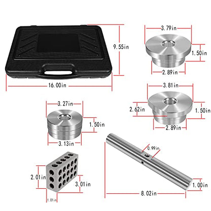 11001 Kit de herramientas de servicio de comprobador de profundidad de piñón diferencial apto para pernos GM 10-14, para Ford 7.5 pulgadas, 8 pulgadas, 8.8 pulgadas, 9 pulgadas, para Dana 30-80, para