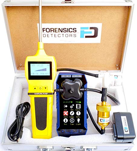 Analizador de combustión residencial de Forensics | Analizador de gases de combustión | CO, O2, COAF y EA | Filtros de trampa de agua, partículas y NOx | Pantalla a color, gráficos, registro de datos
