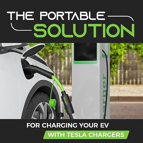 GearIT Tesla a J1772 Cable adaptador para EV, compatible con cargadores Tesla (NACS), carga de 40 amperios/250 voltios, certificado ETL
