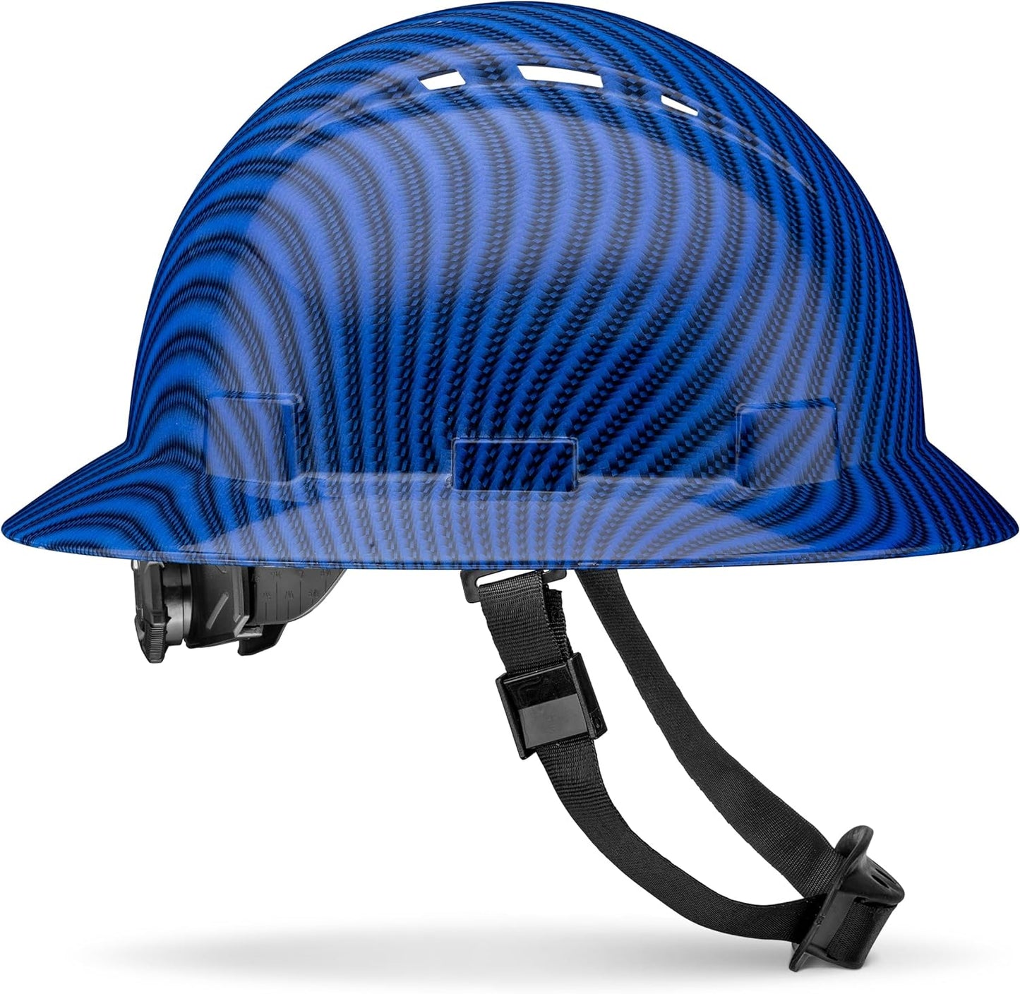 Acerpal Casco duro OSHA con diseño de fibra de carbono ventilada de ala completa con suspensión de 6 puntos (opciones 1)