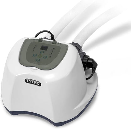 INTEX QS1200 Sistema de cloro de agua salada, para piscinas sobre el suelo, mantiene la claridad del agua, voltaje de 110 a 120, piscina de 15,000 galones