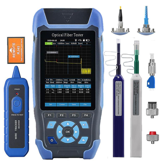 Mini-Pro 1310/1550nm SM OTDR Mult-Función Probador Integrado OPM/OLS / RJ45 Prueba/Prueba VFL Rango 5m-60Km Rango Dinámico 24dB/22dB Conector UPC | YD-3000-UPC