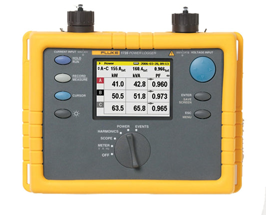 Fluke Registrador de energía trifásico 1735
