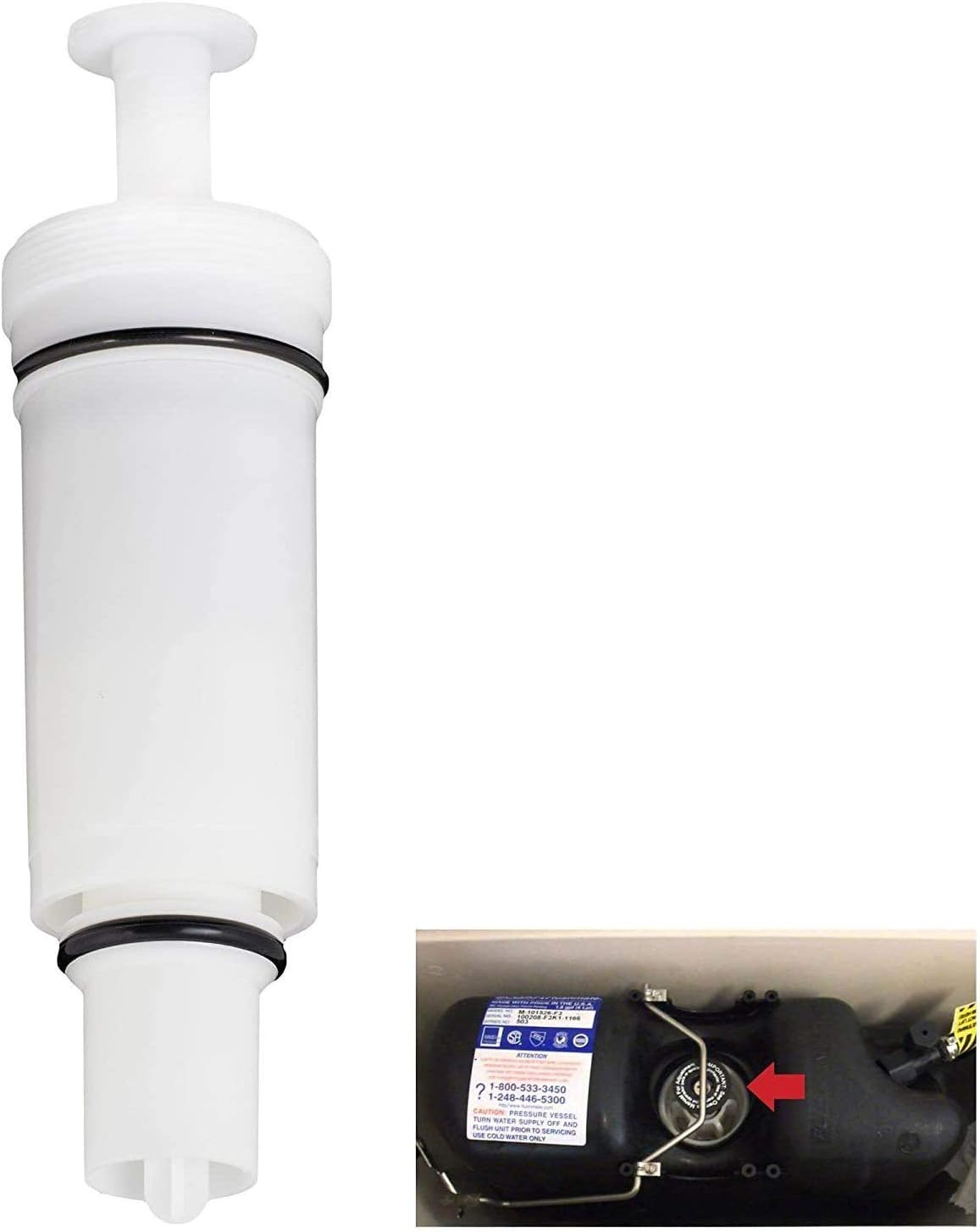 Flushline Replacement for Sloan C-100500-K Flushmate Flush Valve Cartridge Assembly