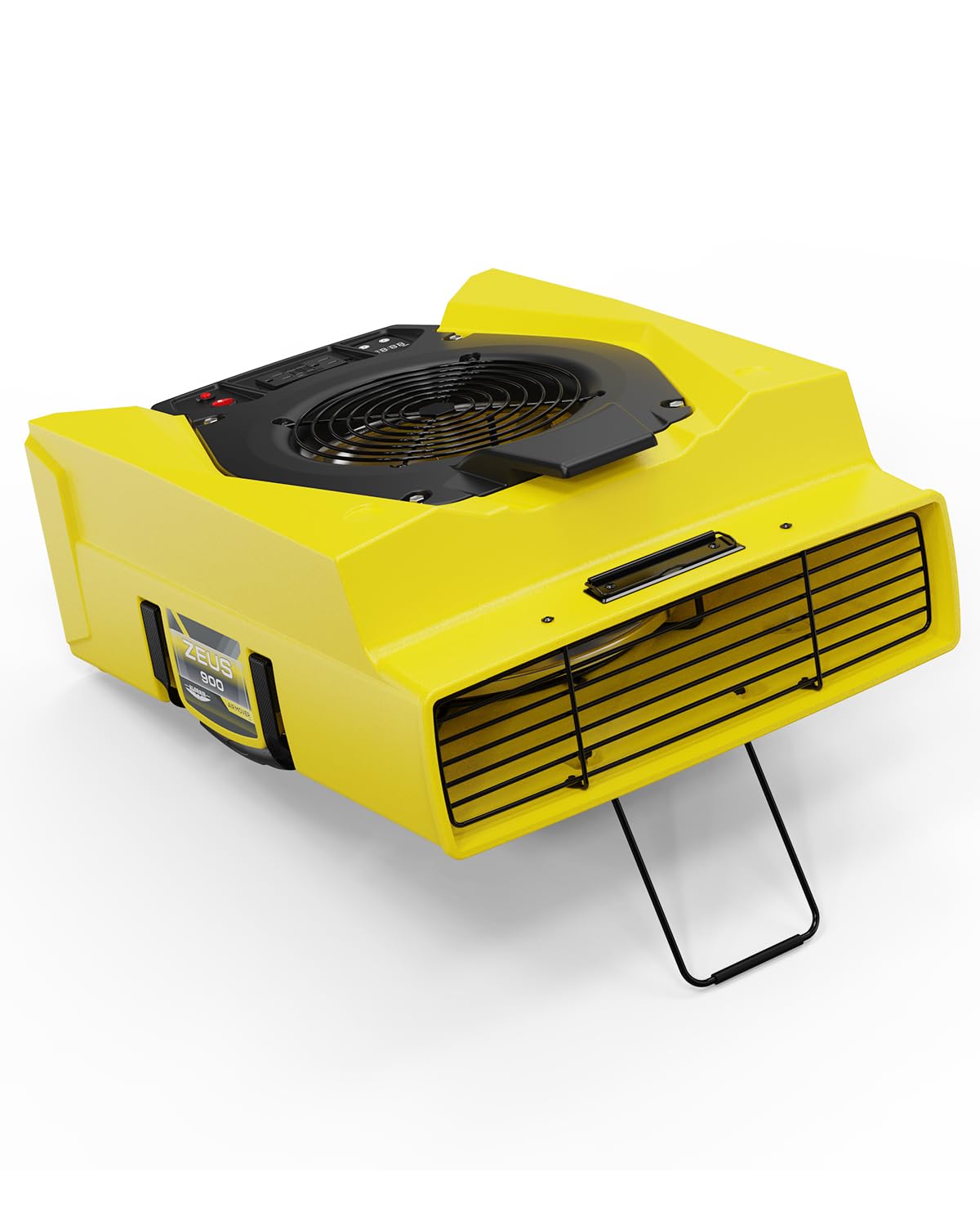 ALORAIR Zeus 900 - Soplador comercial para alfombras, paredes, uso de fontanería, ventilador de piso de velocidad variable, 950 CFM con 1.8 amperios, protección de disyuntor dúplex a bordo, GFCI