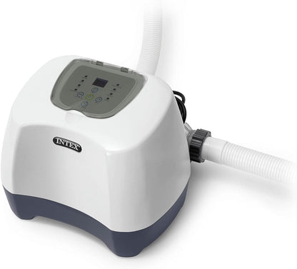 INTEX QS1200 Sistema de cloro de agua salada, para piscinas sobre el suelo, mantiene la claridad del agua, voltaje de 110 a 120, piscina de 15,000 galones