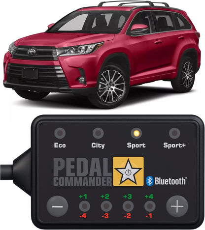 PEDAL COMMANDER Para Toyota Highlander (2014-2019) (3ª generación) Base, L, LE, LE Plus, Limited, Platinum, SE, XLE (2.7L 3.5L) Controlador de respuesta del acelerador - PC55