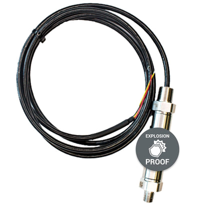 Transmisor de presión a prueba de explosiones LXP con 0.2% de precisión, mide la presión de líquidos, gases y todos los demás medios de proceso (-14.5/0/5,000 PSI, 4/20MA, 0.2%, cable de 6