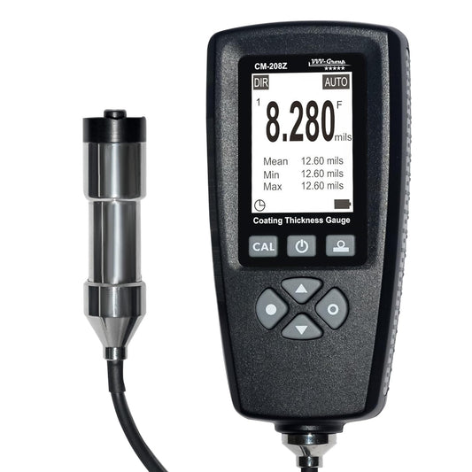 Medidor industrial profesional de la pintura del indicador CM-208Z del grueso de la capa con la sonda externa