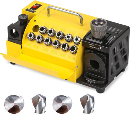 Huanyu MR-13B High-precision Drill Bit Grinder Portable Drill Bit Sharpener Re-sharpener Angle Grinding Machine, Grinding Range: ф3-ф13 (110V, CBN (for HSS))
