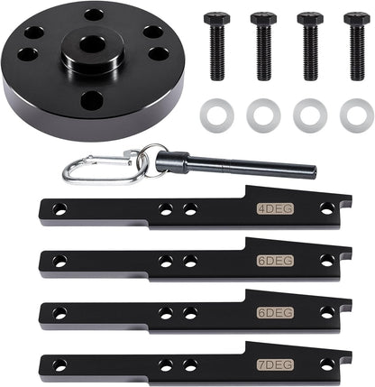 E-cowlboy 3163021 Kit de herramientas de sincronización de leva para todos los motores Cummins ISX QSX 2007-2017 con extractor de engranajes de leva, pasador de manivela y estuche de transporte,
