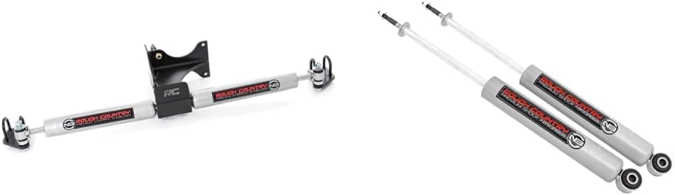 Rough Country Estabilizador de dirección dual N3 para Ford Super Duty 05-24 - 8749130