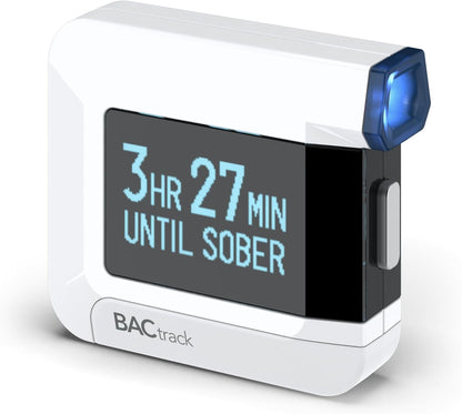 Alcoholímetro BACtrack C8 | Precisión de grado profesional | Conectividad inalámbrica opcional para Apple iPhone, Google y dispositivos Android Smartphone Samsung | Apple HealthKit Integration, color blanco