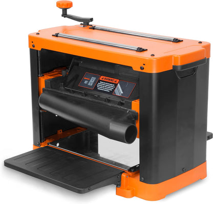 WEN PL1252 - Cepilladora de espesor de sobremesa de dos hojas de 15 amperios y 12.5 pulgadas, color negro