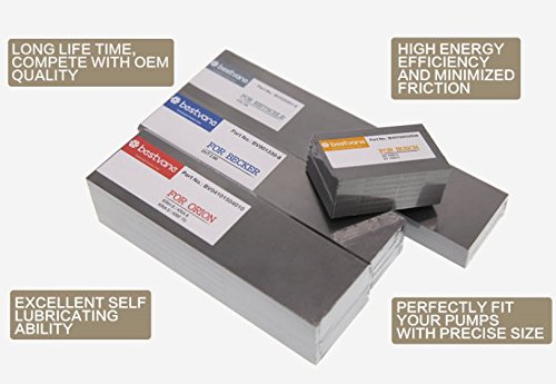 Paleta de carbono 90134900007 WN124-162 para bomba Becker DT3.25 T3.25 VT3.25 DT4.25 VT4.25 T4.25DSK (paquete de 7 piezas)