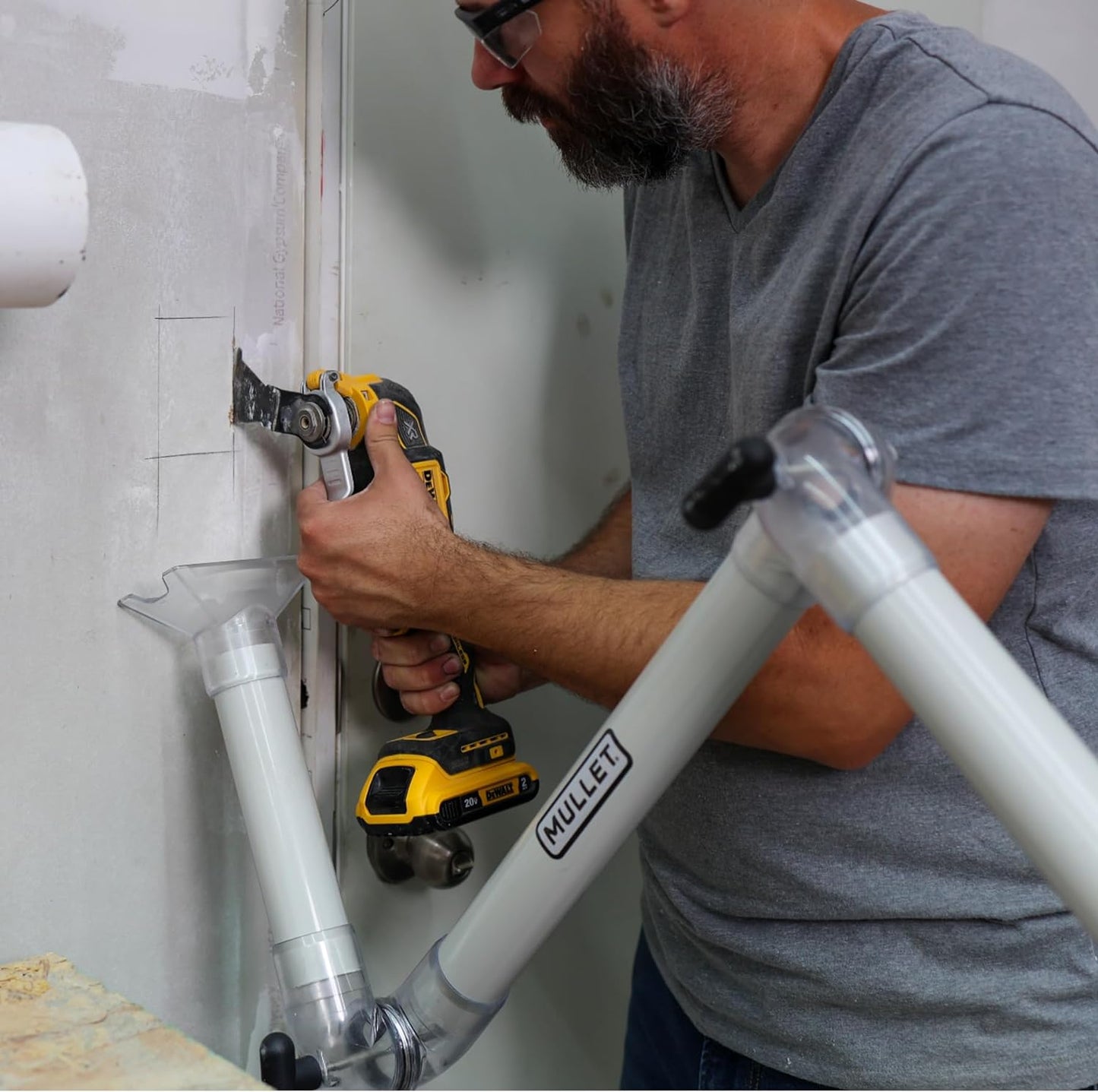 Mullet ThirdHand - Brazo de recogida de polvo (brazo de pluma + ciclón)