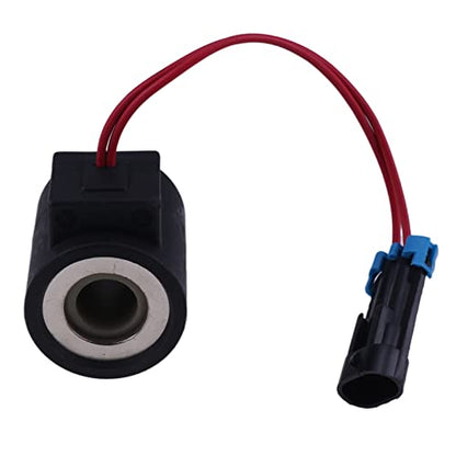 Bobina de válvula solenoide 6671026 compatible con Bobcat 553 753 763 773 853 863 864 873 883 A220 S185 T190 T200