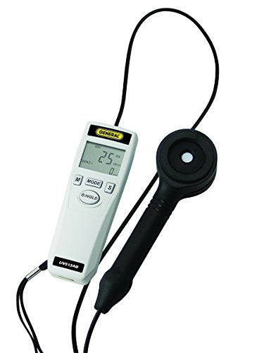 General Tools Medidor digital UVA/UVB | Mide la intensidad UV-A/B (280-400 nm) | Dos rangos, LCD retroiluminado, función de memoria | Monitoreo de seguridad y medio ambiente | El kit incluye trípode y montaje magnético